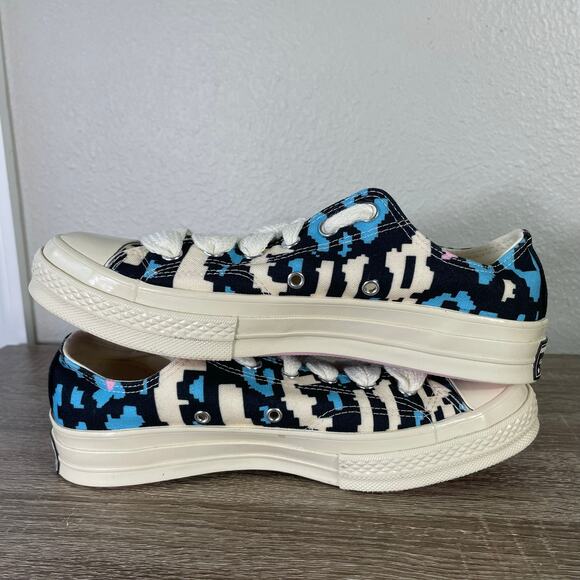 Converse Golf le Fleur Chuck Taylor Blue Camo Low Sneakers Shoes W9.5 M7.5 - Picture 8 of 16